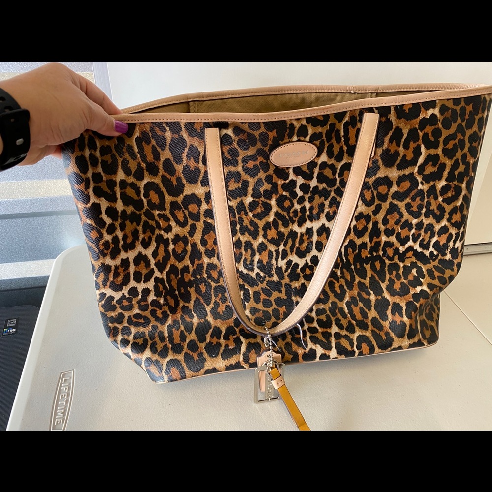 Leopard Coach Purse